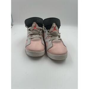 Nike Air Jordan 6 Retro Boys Size 1Y Pink Athletic Shoes Sneakers DV3528-102